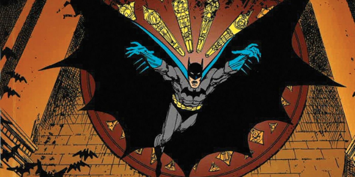Batman leans into battle in DC Comics.