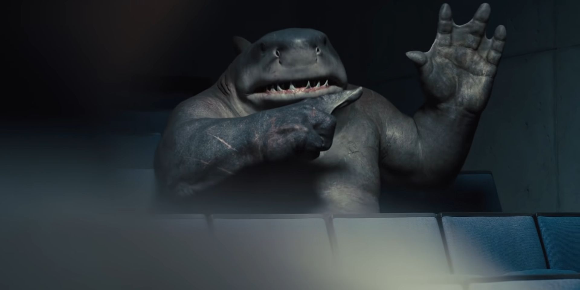 King Shark Pointing Out That His Hand Is A Hand The Suicide Squad