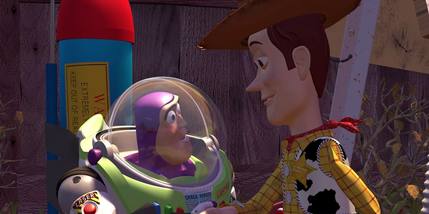 Woody Buzz Handshake