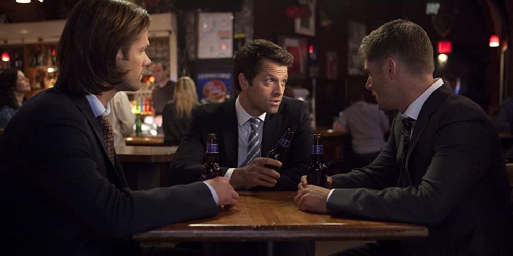 castiel sam and dean in holy terror Cropped