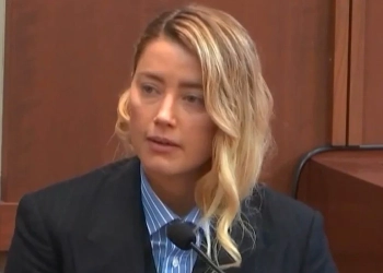 Amber Heard during defamation trial