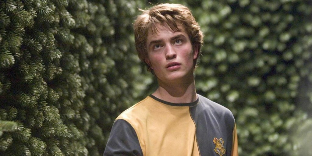 Cedric in a maze in Harry Potter and the Goblet of Fire