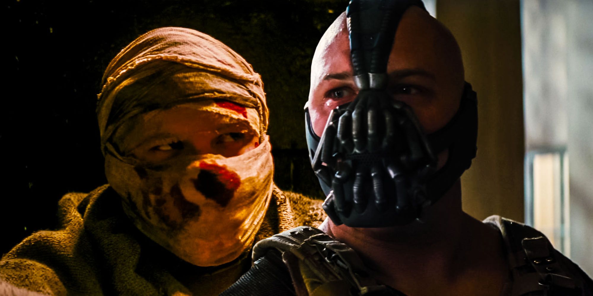 Por que Bane tem que usar uma máscara » Notícias de filmes