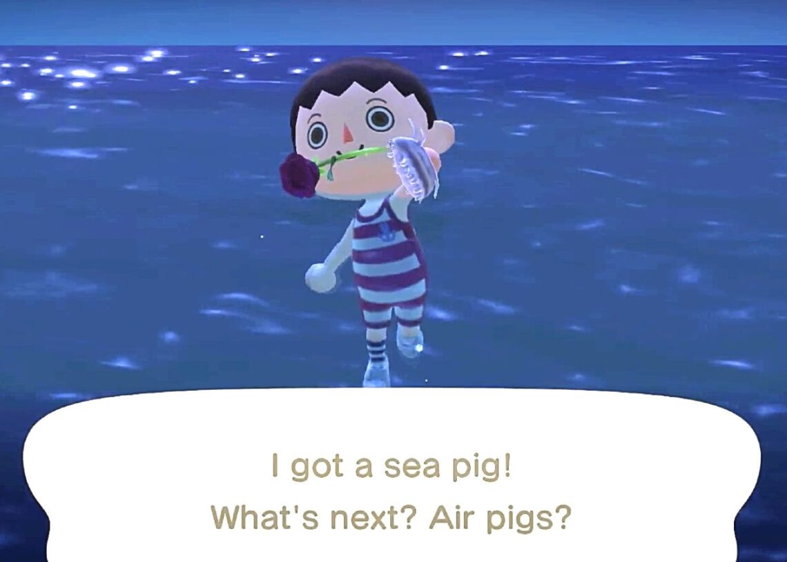 Como encontrar (e capturar) o Sea Pig em Animal Crossing