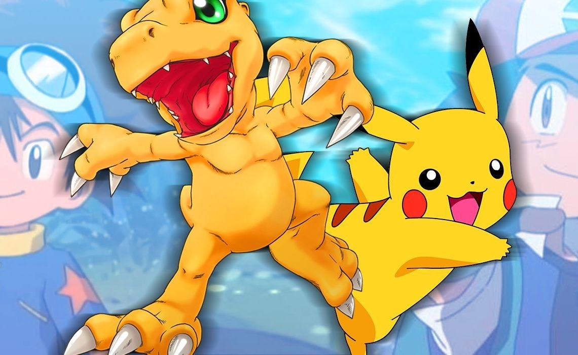 Digimon são melhores que Pokémon, e Pikachu prova o porquê