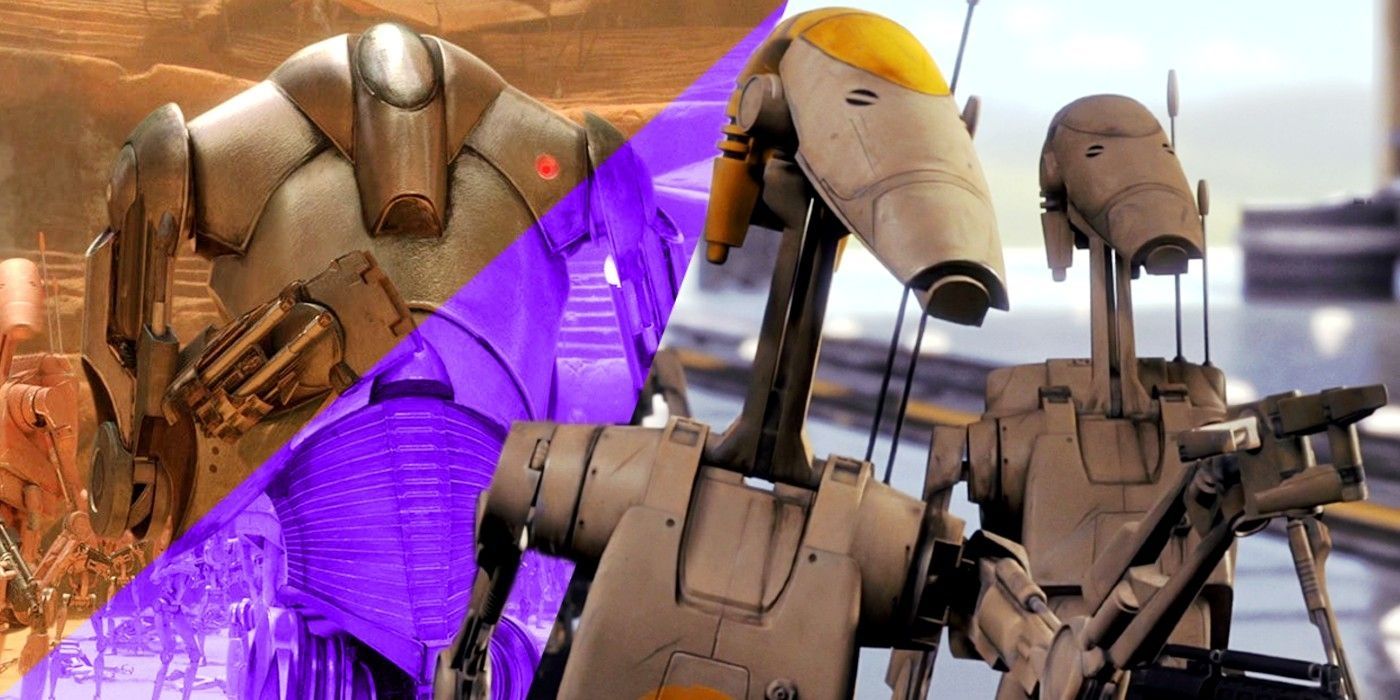 O destino original de Star Wars para os droides de batalha de Clone Wars é perfeito