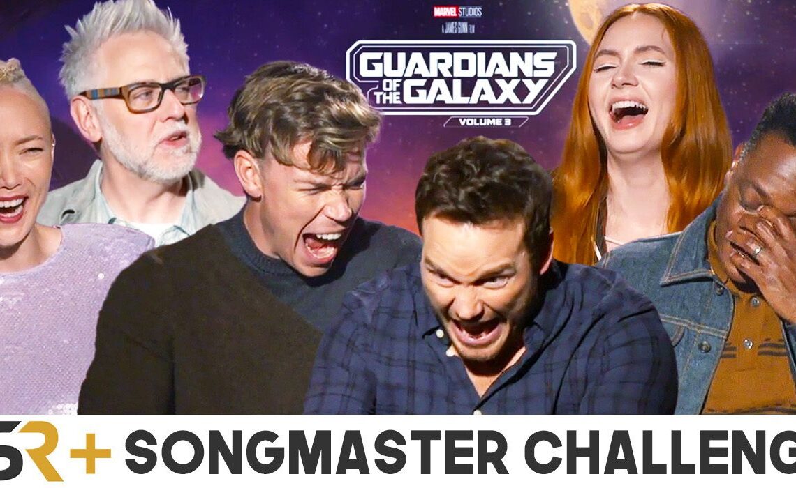 Elenco de Guardiões da Galáxia aceita o desafio Songmaster