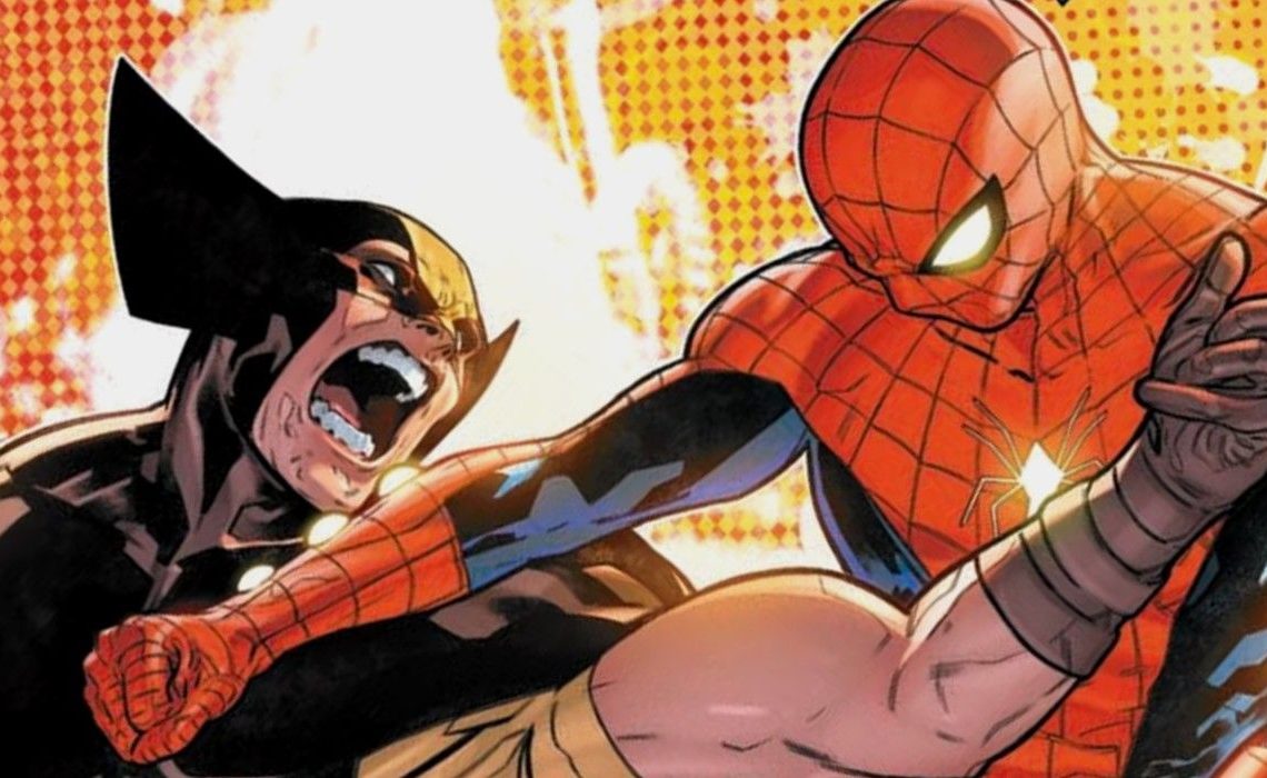 Homem-Aranha vs Wolverine começa a brutal competição do caos da Marvel