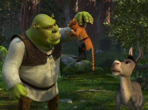 20 anos atrás, Shrek se tornou a primeira franquia de filmes de animação a atingir esse marco de bilheteria