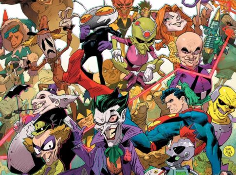 A equipe de supervilões mais adorável da DC se reúne em uma capa caótica