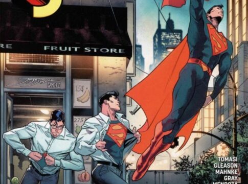 A icônica mudança rápida do Superman capturada em uma única imagem neste cosplay genial