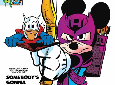 Gavião Arqueiro e Homem-Formiga dos Vingadores ganham redesenho hilariantemente perfeito do Pato Donald e do Mickey Mouse