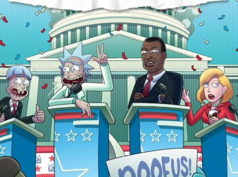 Rick e Morty estão concorrendo à presidência